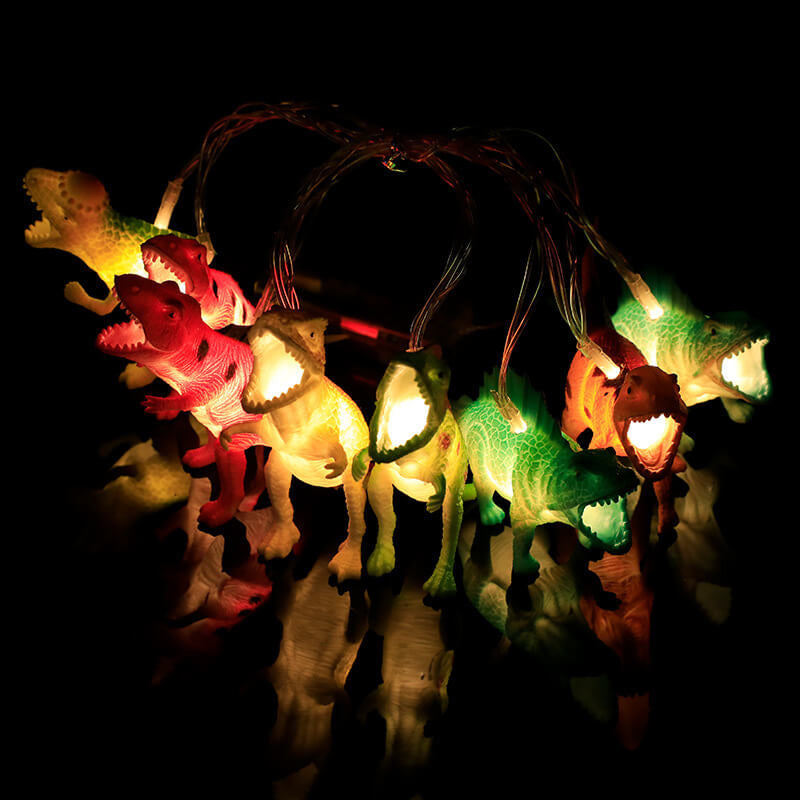 Skanto | Kreativ tegneserie dinosaur dekorasjon LED batteriboks lyskjede