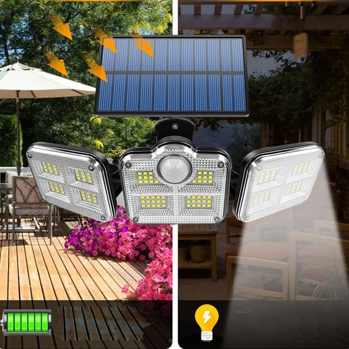 Solar Induksjon Vegglys Split med Fjernkontroll | Skanto