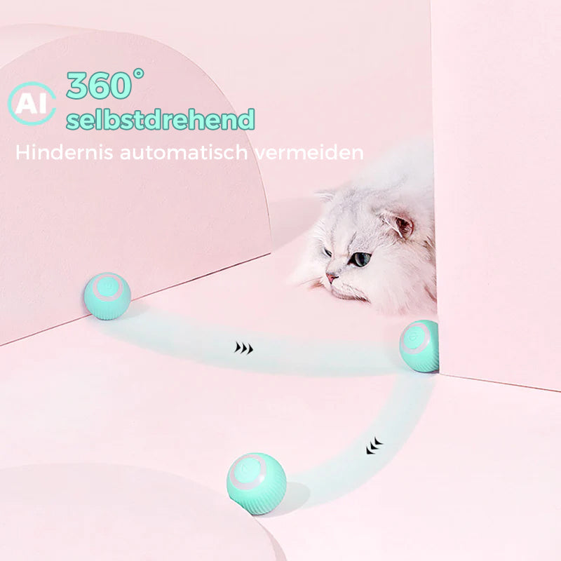 Intelligent Electric Self-Rolling Cat Toy Ball | Skanto