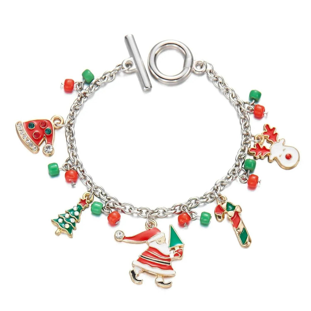 Skanto | Jule adventscharms armbånd Nøtteknekkeren Charm armbånd