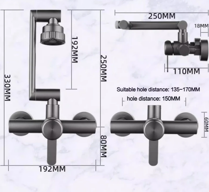 FlexSteel 4-Positions Veggkrane Skanto