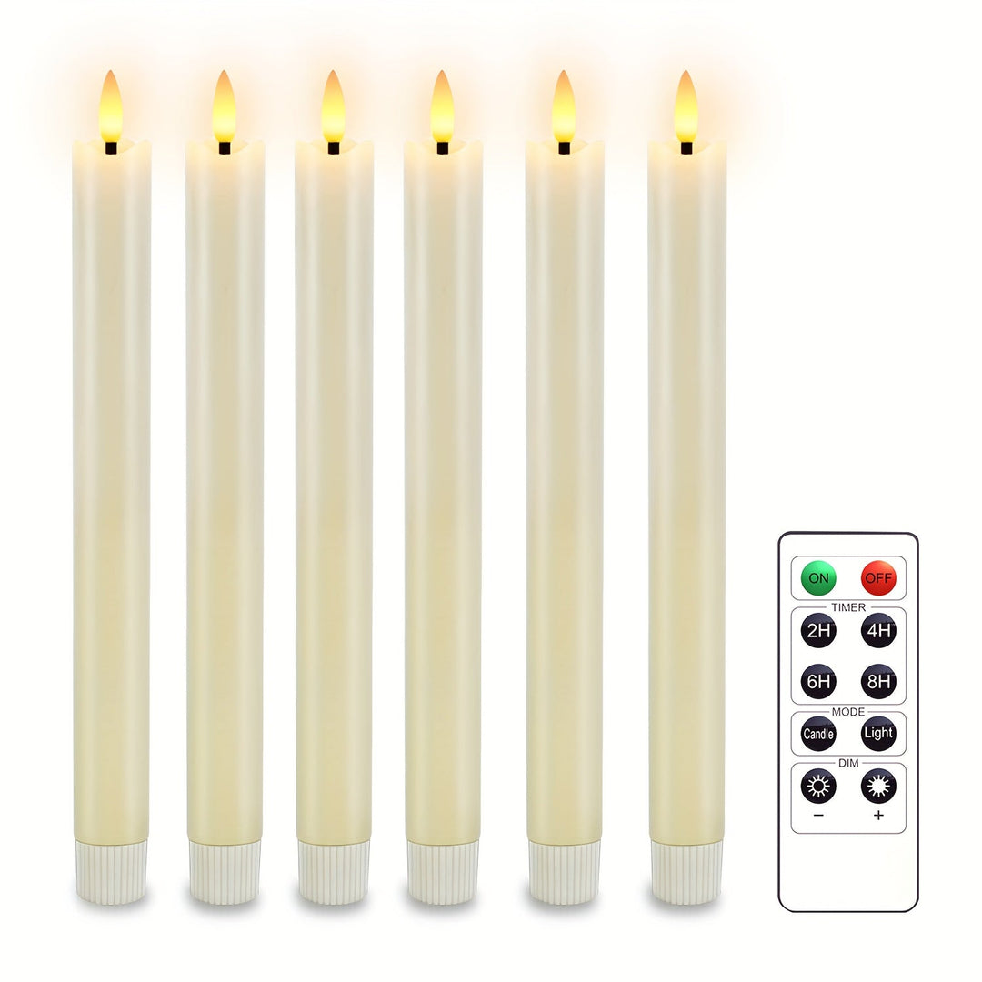 Eebuss Flameless Cone Candles – Realistisk LED Effekt Skanto