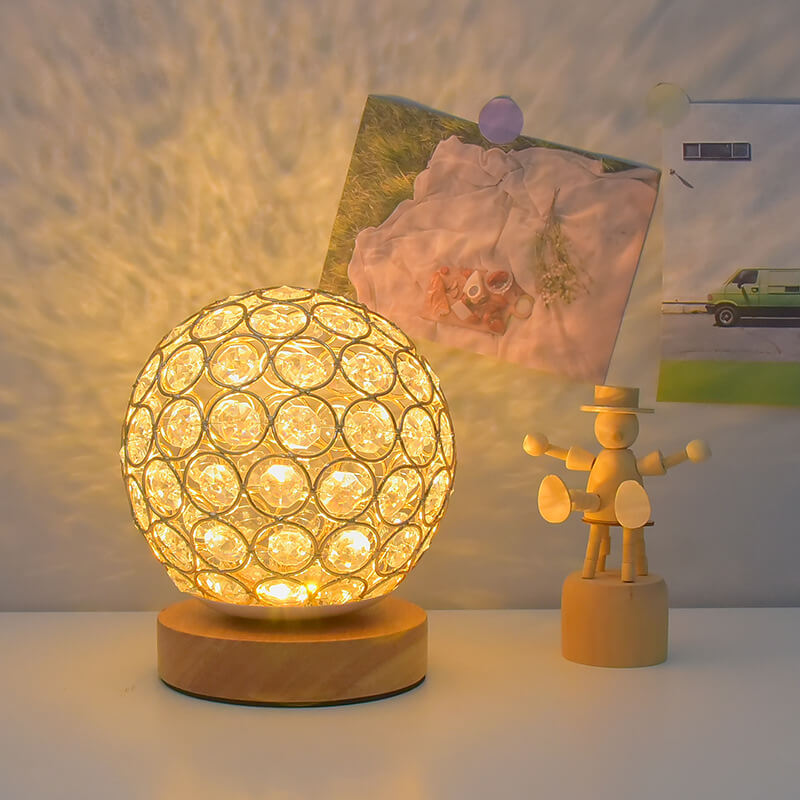 Skanto | Modern Minimalist Rund USB oppladbar LED bordlampe
