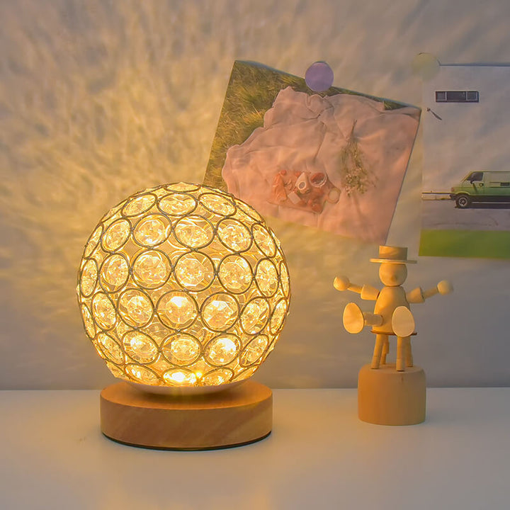 Skanto | Modern Minimalist Rund USB oppladbar LED bordlampe