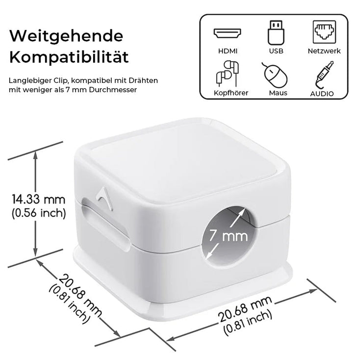 Skanto | Magnetisk Kabeloppbevaring Organizer