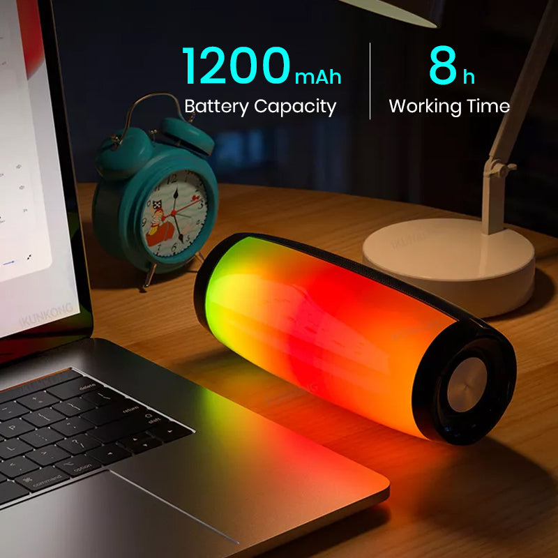 Skanto | LED Bluetooth Trådløs Bass Subwoofer Musikkspiller