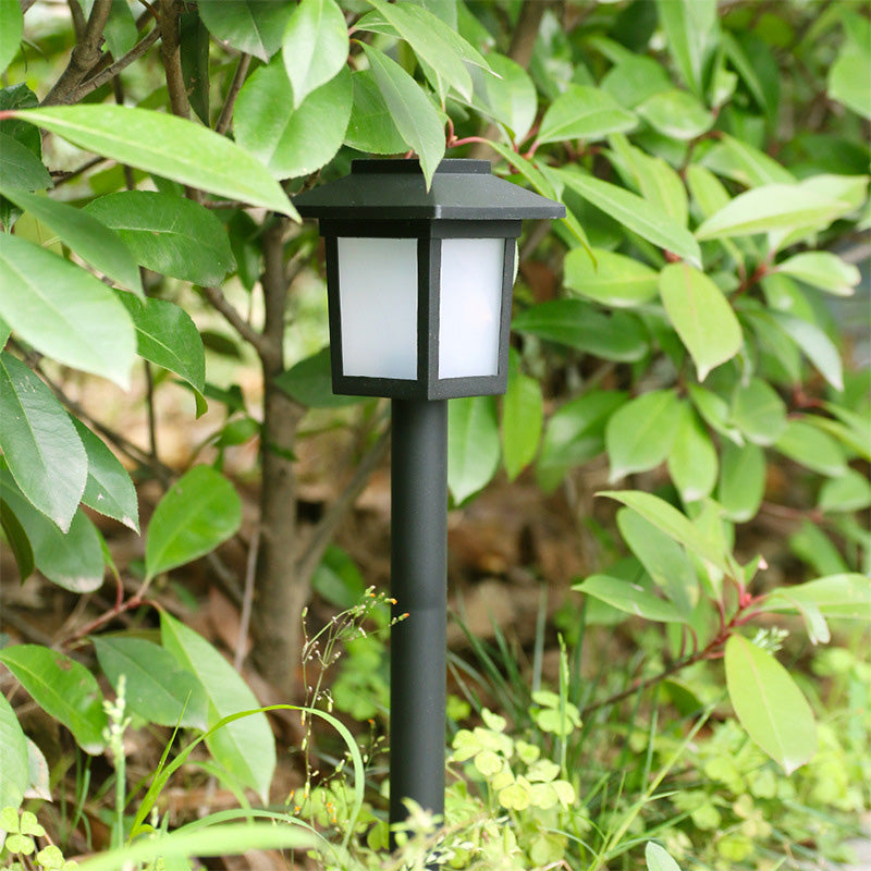 Moderne Minimalistisk Vanntett Solfylt Firkantet ABS PVC LED Utendørs Landskapslys For Hage | Skanto