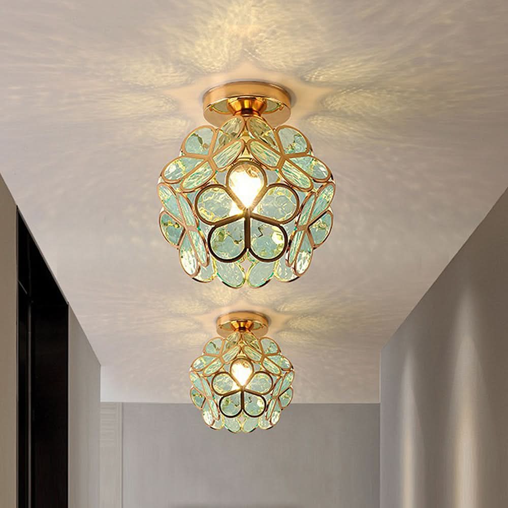 Skanto | Flowers Stil Glass Gang Taklampe