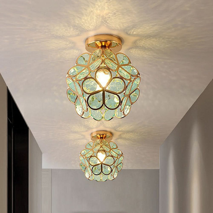 Skanto | Flowers Stil Glass Gang Taklampe