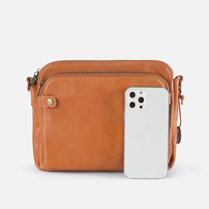 Skanto | Tre-lags lær crossover skulder- og clutch-veske