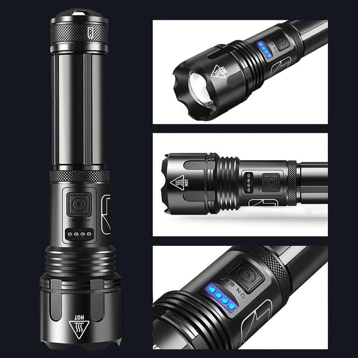 Vanntett Usb oppladbar Blitslykt | Skanto