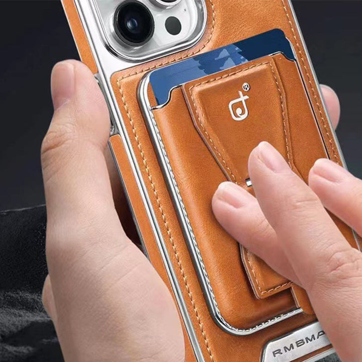 Skanto | Luksuriøs Lær Magnetisk Telefonveske