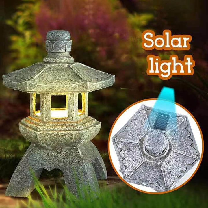 Retro dekorativ solturbinresin LED utendørs landskapsbelysning | Skanto