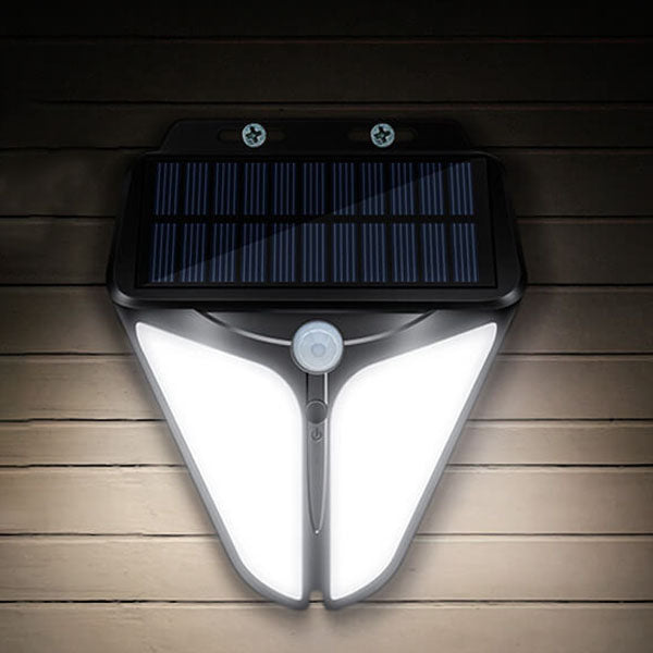 Skanto | Solenergi Intelligent Trekant Utendørs Vanntett Kroppssensor Patio LED Vegglampe