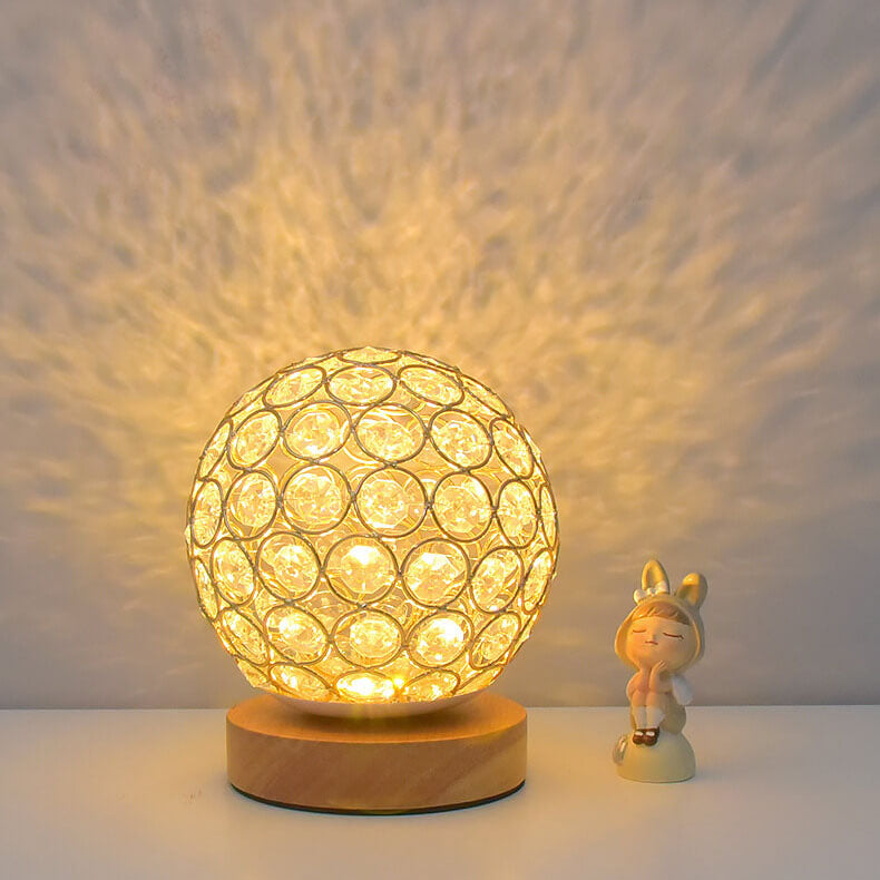 Skanto | Modern Minimalist Rund USB oppladbar LED bordlampe