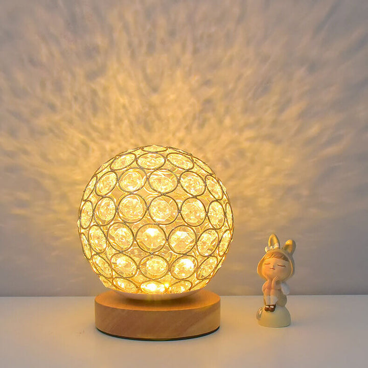 Skanto | Modern Minimalist Rund USB oppladbar LED bordlampe