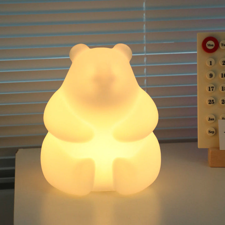 Skanto | Modern Creative Bear PE LED Table Lamp for Living Room