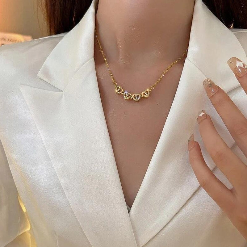 Skanto | Lucky Heart Sterlingsølv Halskjede
