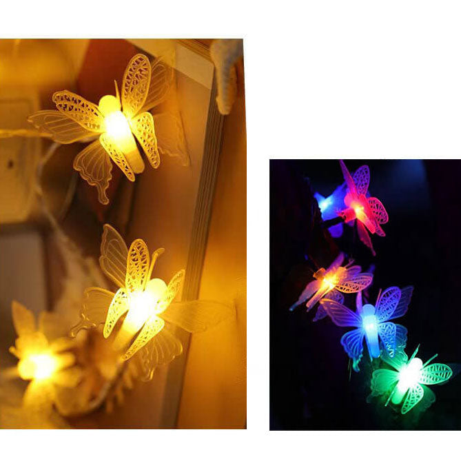 Skanto | Luminelle LED Lyslenker | Sommerfugl Design | For Hage, Balkong & Terrasse | Utendørs Dekor