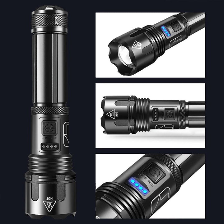 Militær lommelykt laser vanntett | Skanto