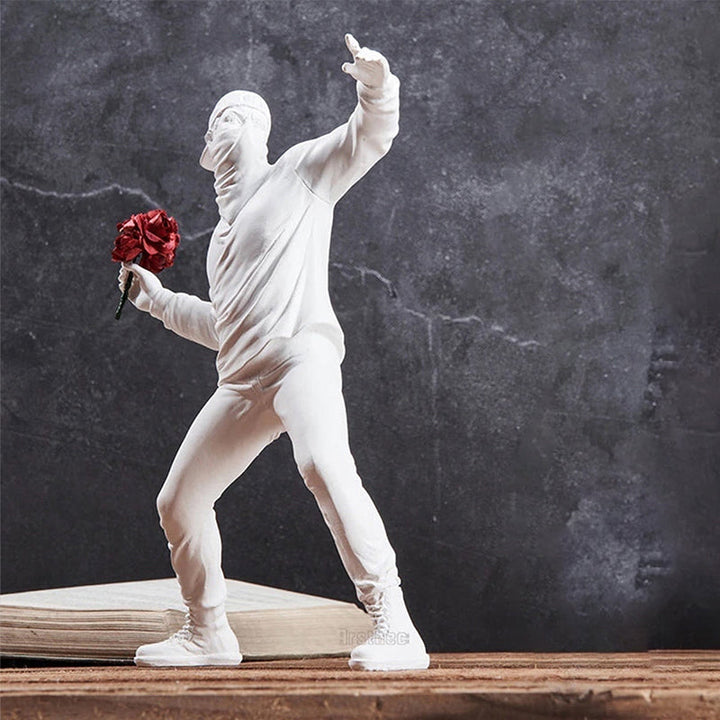 Skanto | Banksy Blomst Opprører Ornament