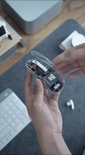 Skanto | Transparent Trådløs Bluetooth Mus