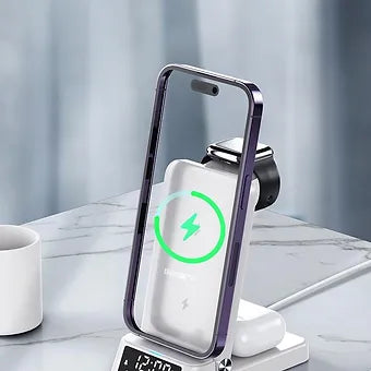 Skanto | 4-i-1 Trådløs Telefonstativ med Lading