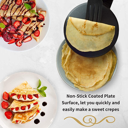 Skanto | Elektrisk Non-stick Pancake og Crepe Maker