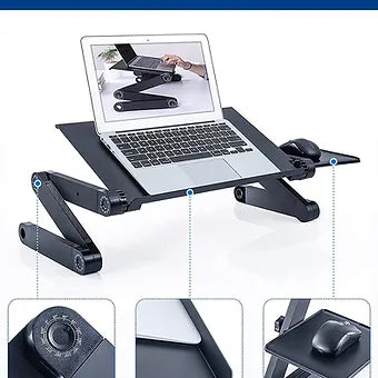 Skanto | Justerbar laptopstativ med musmatte