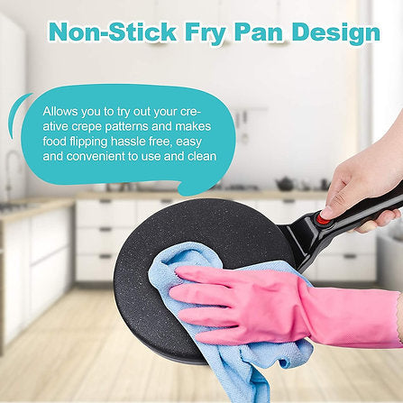 Skanto | Elektrisk Non-stick Pancake og Crepe Maker