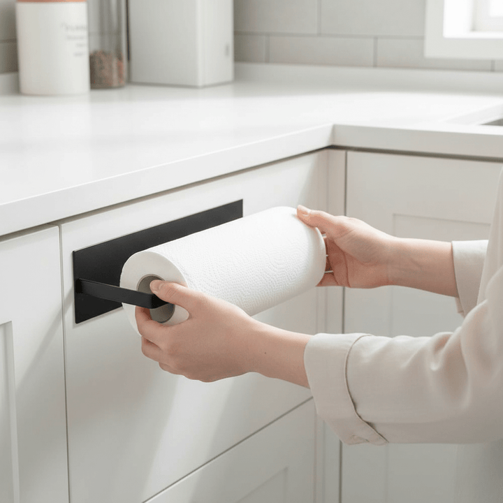 Skanto | Moderne Papirhåndkleholder, Holdbart Jern, Veggmonterbar