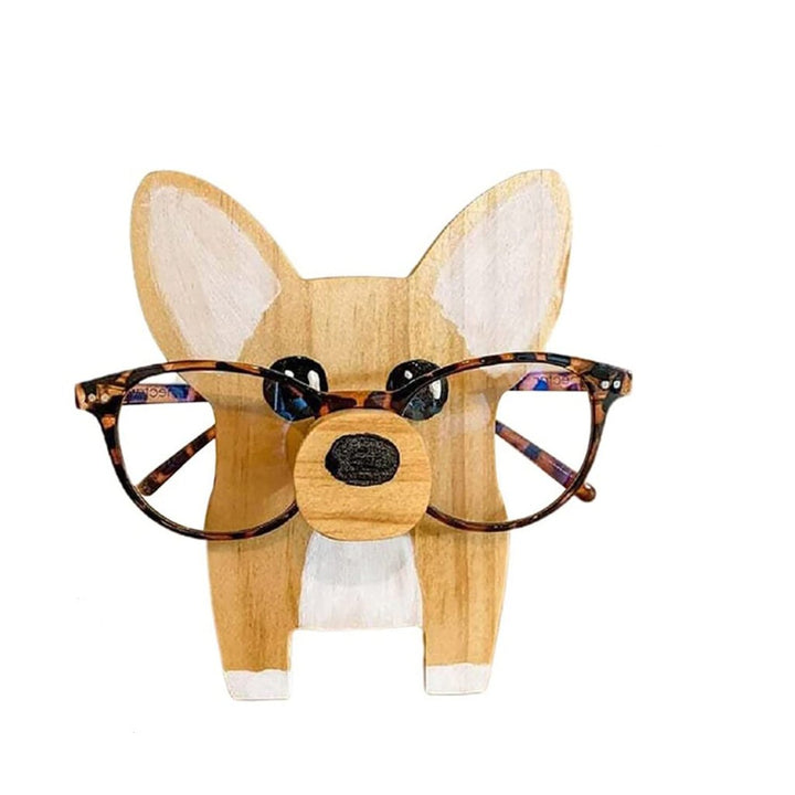 Skanto | 🦉Brillestativ i tre med dyr👓