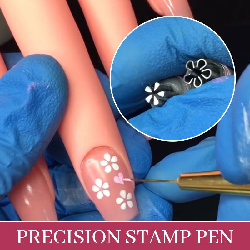 Nail Art Stamping Pen med presisjonstupp | Skanto