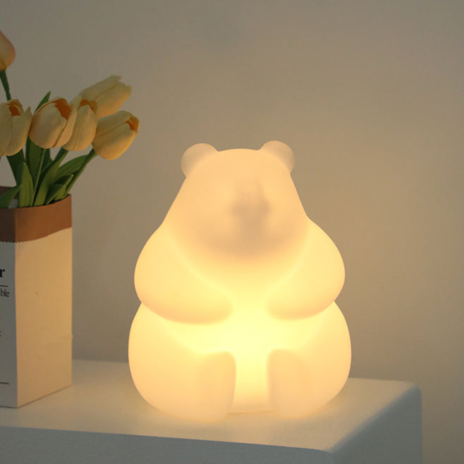 Skanto | Modern Creative Bear PE LED Table Lamp for Living Room