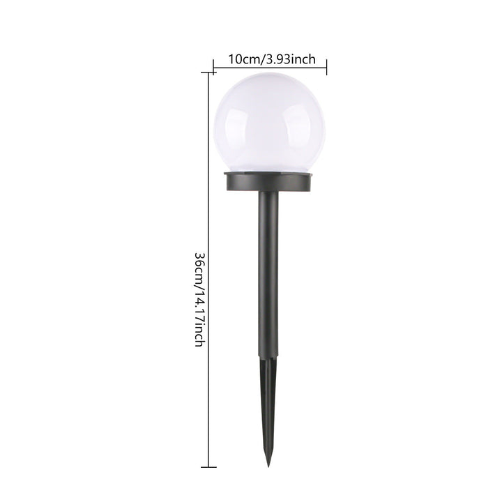 Moderne Minimalistisk Vanntett Sol Globe ABS LED Landskapslys For Hage | Skanto