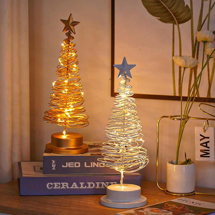 Skanto | Bordlampe med LED-lamper og metalltre