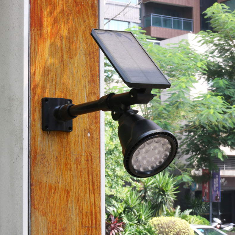 Moderne industriell ABS solvanntett LED spotlight hageinnsettingslys for utendørs patio | Skanto