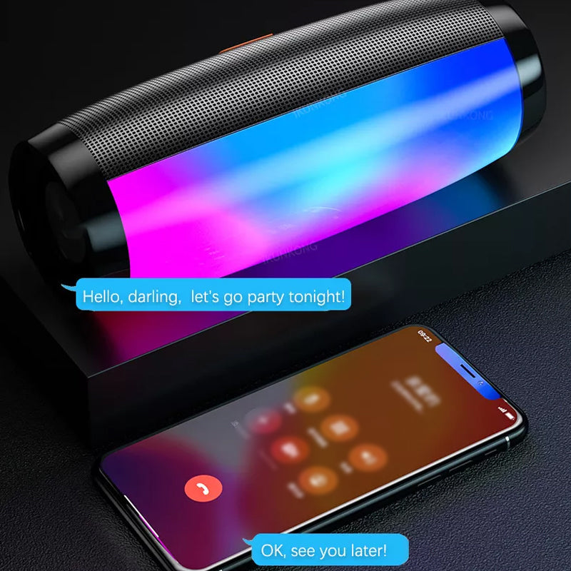 Skanto | LED Bluetooth Trådløs Bass Subwoofer Musikkspiller
