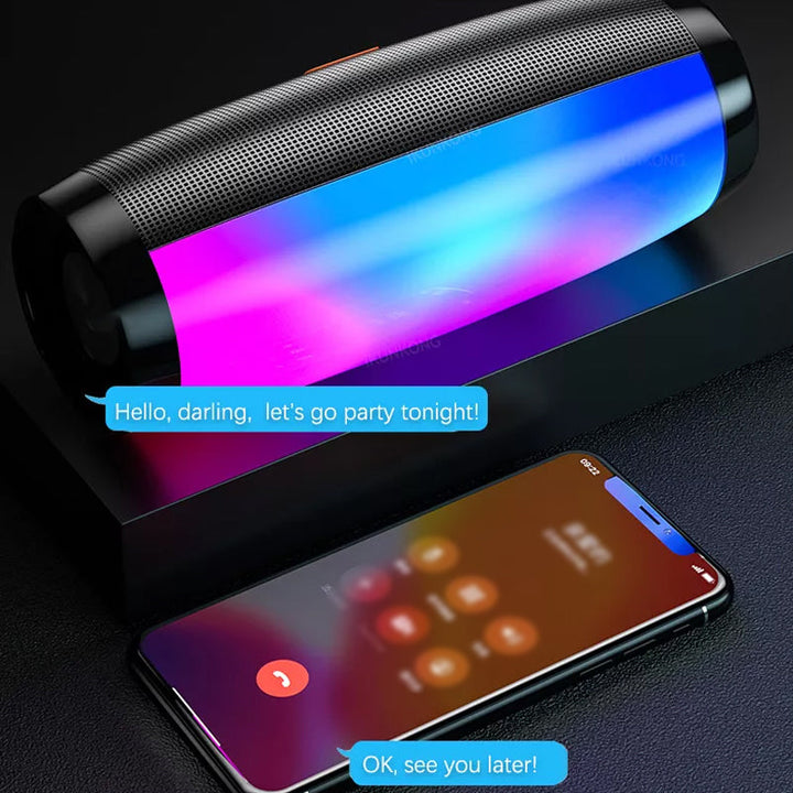 Skanto | LED Bluetooth Trådløs Bass Subwoofer Musikkspiller