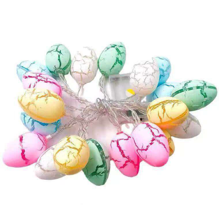 Skanto | Påskeegg Snor LED Multi-Farge Sprakende Egg Dekorative Snorlys