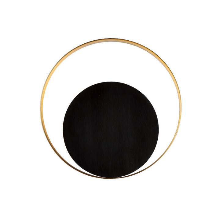 Skanto | Moderne Minimalistisk Jern Sirkel Ring 1-Lyskilde Vegglampe For Soverom