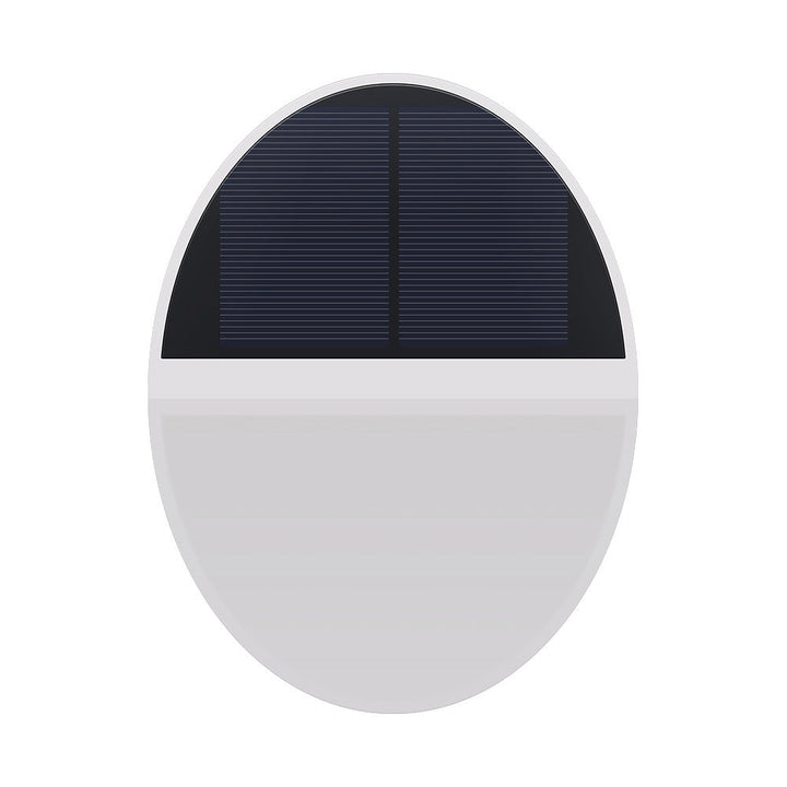 Solar utendørs vanntett rund flat kropp radar sensor LED vegglampe | Skanto