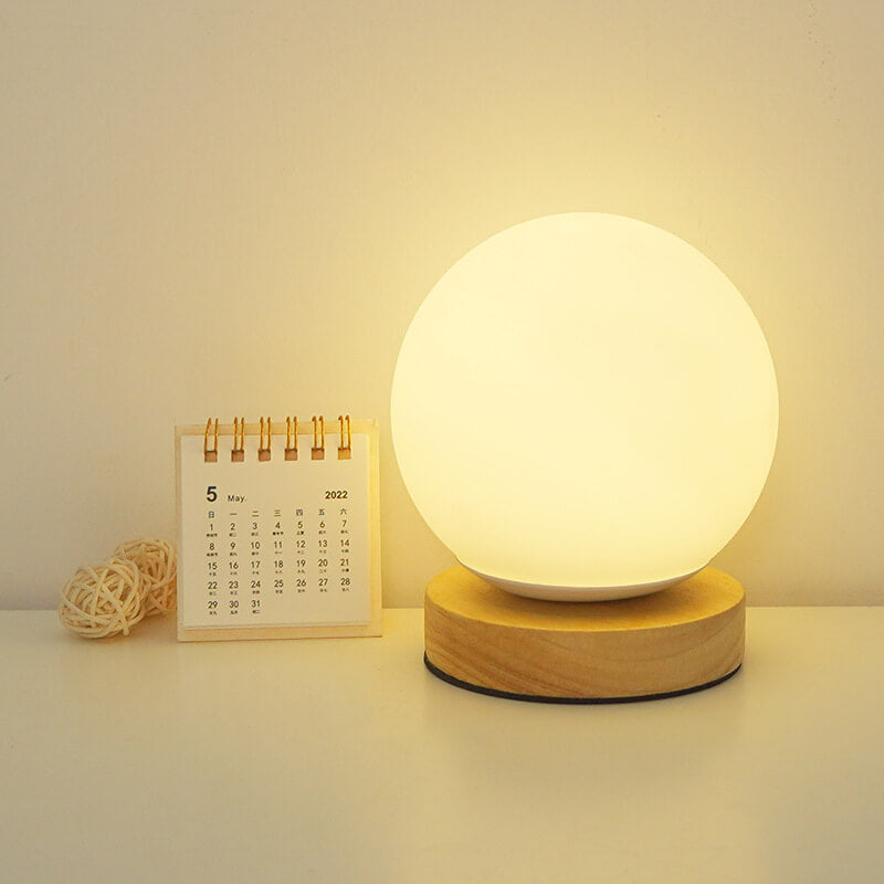 Skanto | Modern Minimalist Rund USB oppladbar LED bordlampe