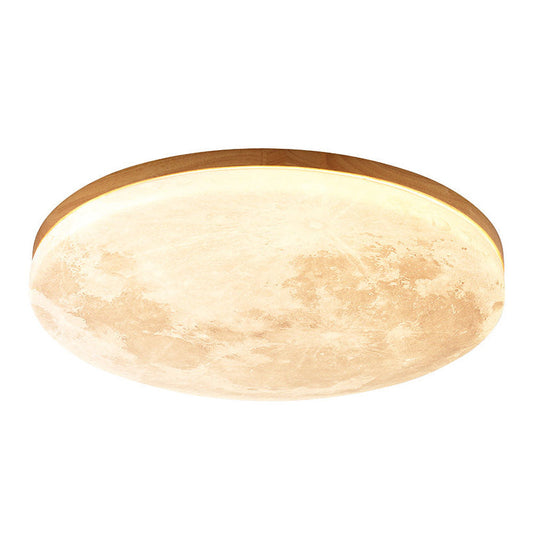 Norvo LED Taklampe | Måne Design | Dimmbar | Trelook | Ambient Belysning for Hjemmet
