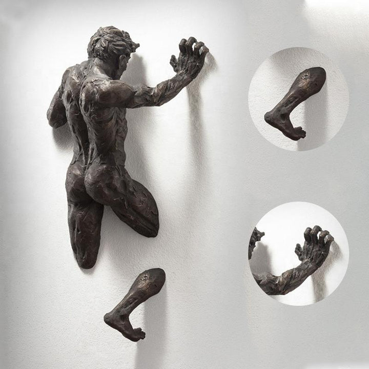 Art of Wall Sculpture Ornament Laget av Resin | Skanto