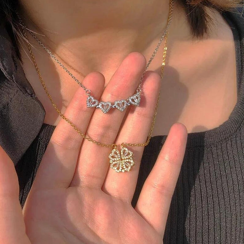 Skanto | Lucky Heart Sterlingsølv Halskjede