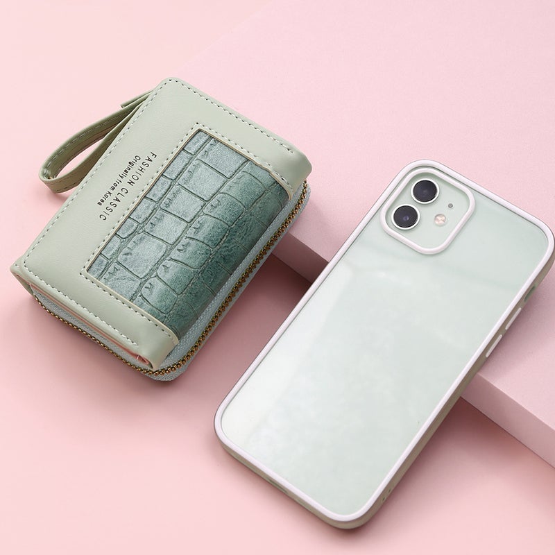 Skanto | Large Capacity Multi-Card Zipper Tri-Fold Myntpung