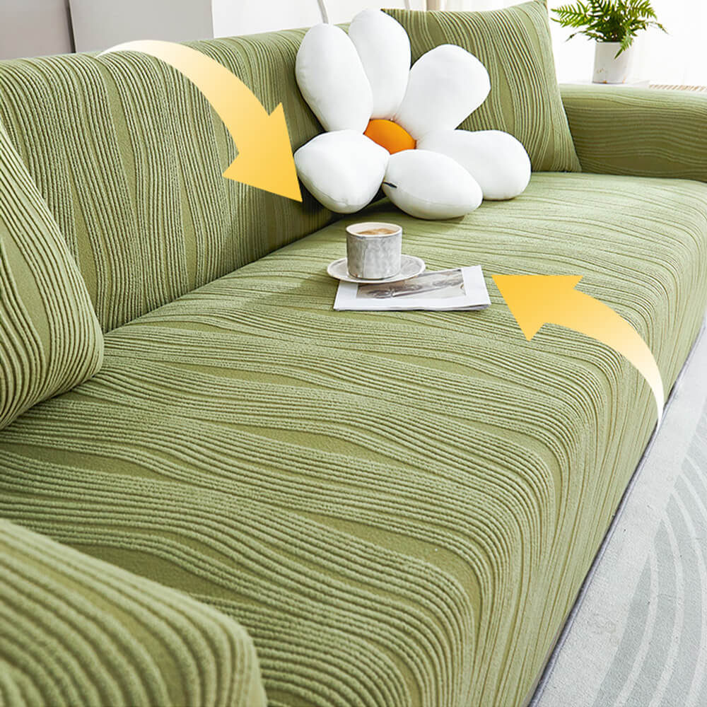 Jacquard Stretch Full-Cover Anti-scratch Sofa Deksel Myk Katt-vennlig | Skanto