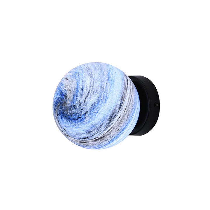Skanto | Glass Ceiling Light Modern Globe Fixture