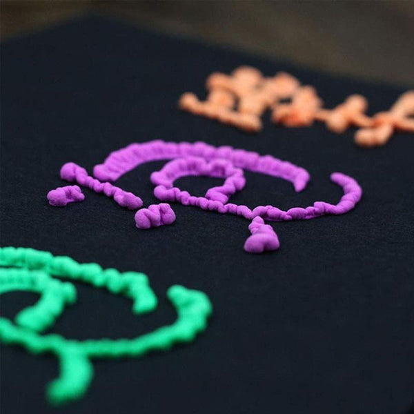 Norvo | PuffiPen | Magisk tegning, 3D kunst blir levende - Sett med 6 puffy penner